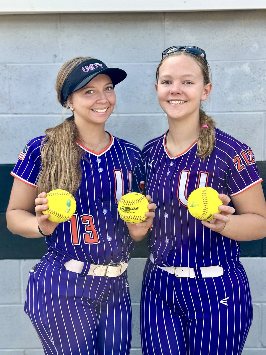 UnityRussel's tweet image. 🚨💣Bomb Squad💣🚨
@Audrey_Luckie went yard &  @RRivera2027 smoked two homers today at the @eastcoast_sb  in Pennsville, NJ. Proud of them & their teammates for playing great softball and going 3-0 today. We are back at it tomorrow @ 7:50am (Alloway) and 12:50pm & 2:30pm…