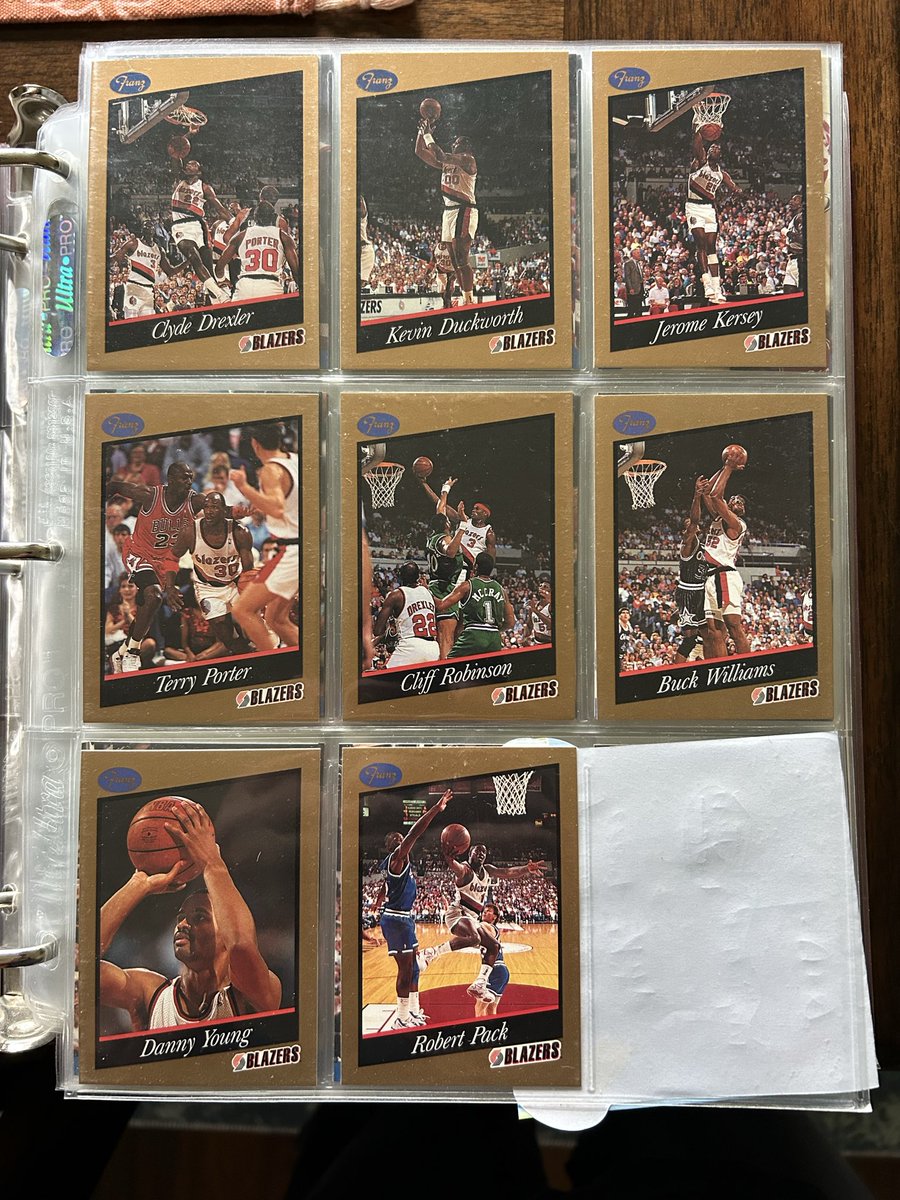 <a href="/BUILD_A_BINDER/">BUILD-A-BINDER</a> <a href="/Dame_Lillard/">Damian Lillard</a> The 90-91 Franz Bread Portland Trailblazers! Was in college in the area and this team flipped my allegiance. Checks all the boxes for an epic set! All photos in home whites! Regional &amp; food issue! My favorite of my Blazer cards! Ate a lot of fresh baked Franz cookies that year!