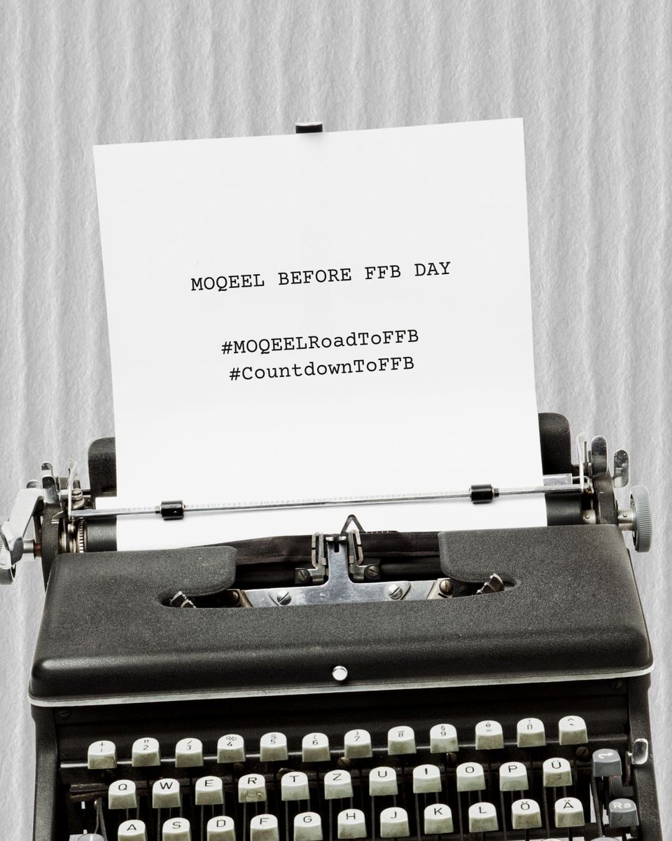 Holla #MOQEEL Families 🤗🦀🦋

Today we will keep tweet the TEMPLATE for MO &amp; QEEL but let’s light up the timeline and celebrate this journey together with the tagline &amp; hashtags at 19.00 WIB: 

MOQEEL BEFORE FFB DAY 
#.MOQEELRoadToFFB
#.CountdownToFFB