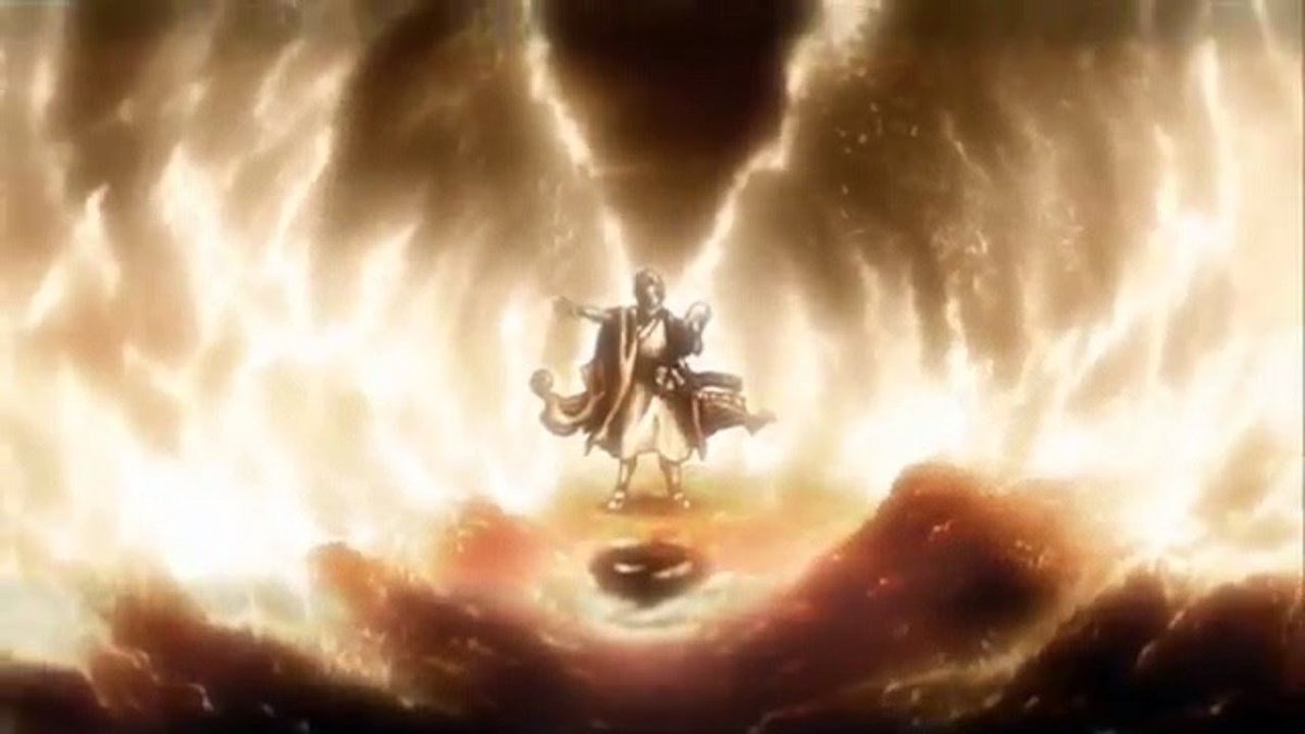Today, I learned that moses parted the Red Sea using a beyblade