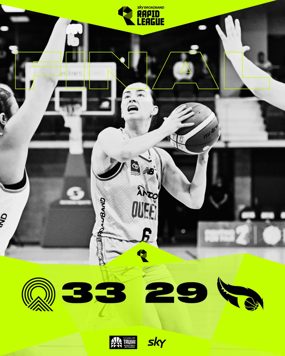 The Tokomanawa Queens defend Te Rauparaha from a Hoiho side that just won't go down!

Paige Burrows clutches from the free throw line to put the game out of reach and seal a home win, although the visitors didn't make it easy staying within 2 for most of the game and matching the