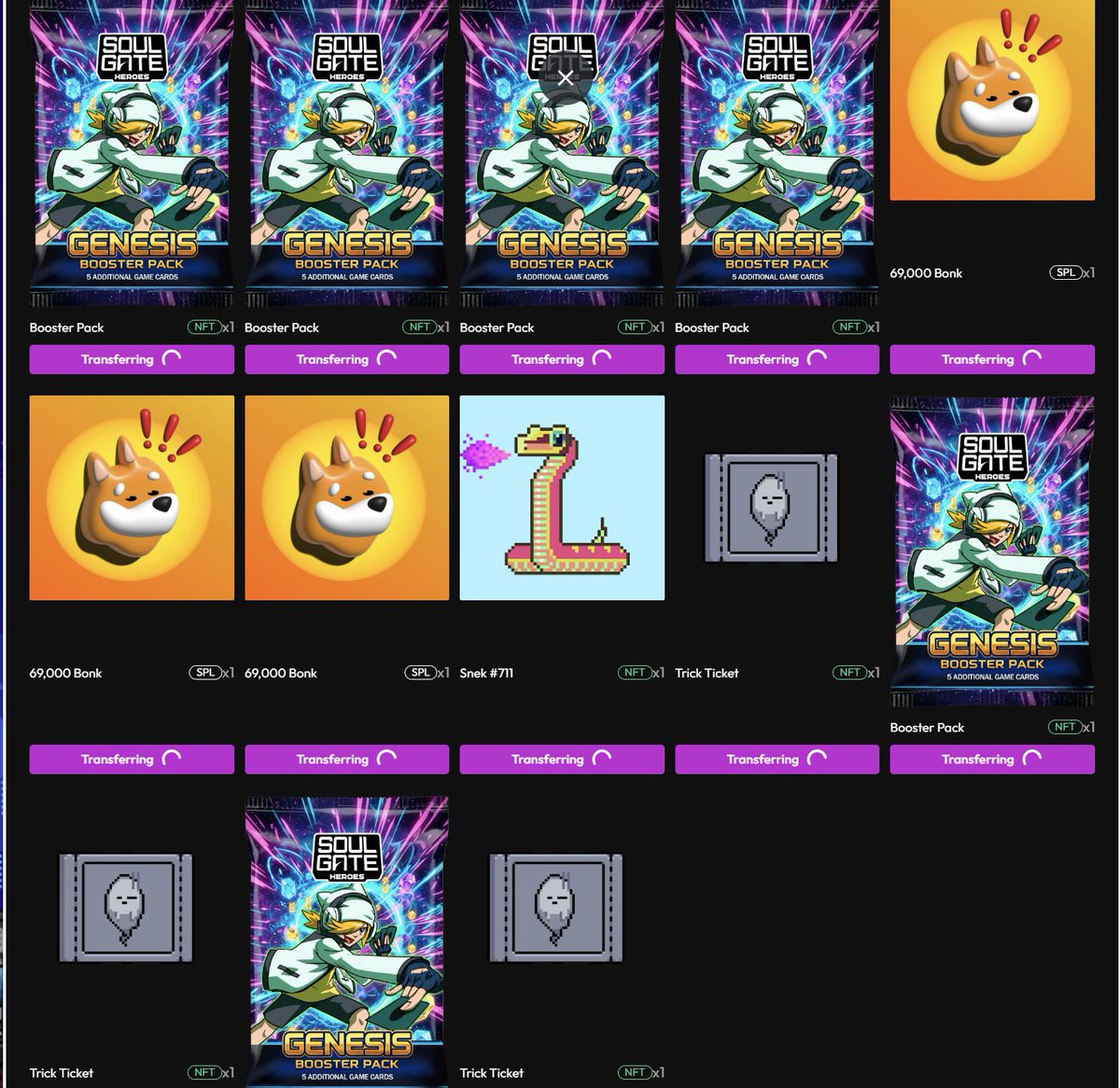 BadJuJu (@bad_jujux) on Twitter photo Big fucking love for the <a href="/PlaySoulGate/">Soul Gate</a> community!!! There were delays as every community has, but they never disappointed with over extended time lines or false promises.
The teams goes hard and listens to the community feedback. Two of their Toy machines required a 0.004 sol Big fucking love for the <a href="/PlaySoulGate/">Soul Gate</a> community!!! There were delays as every community has, but they never disappointed with over extended time lines or false promises.
The teams goes hard and listens to the community feedback. Two of their Toy machines required a 0.004 sol