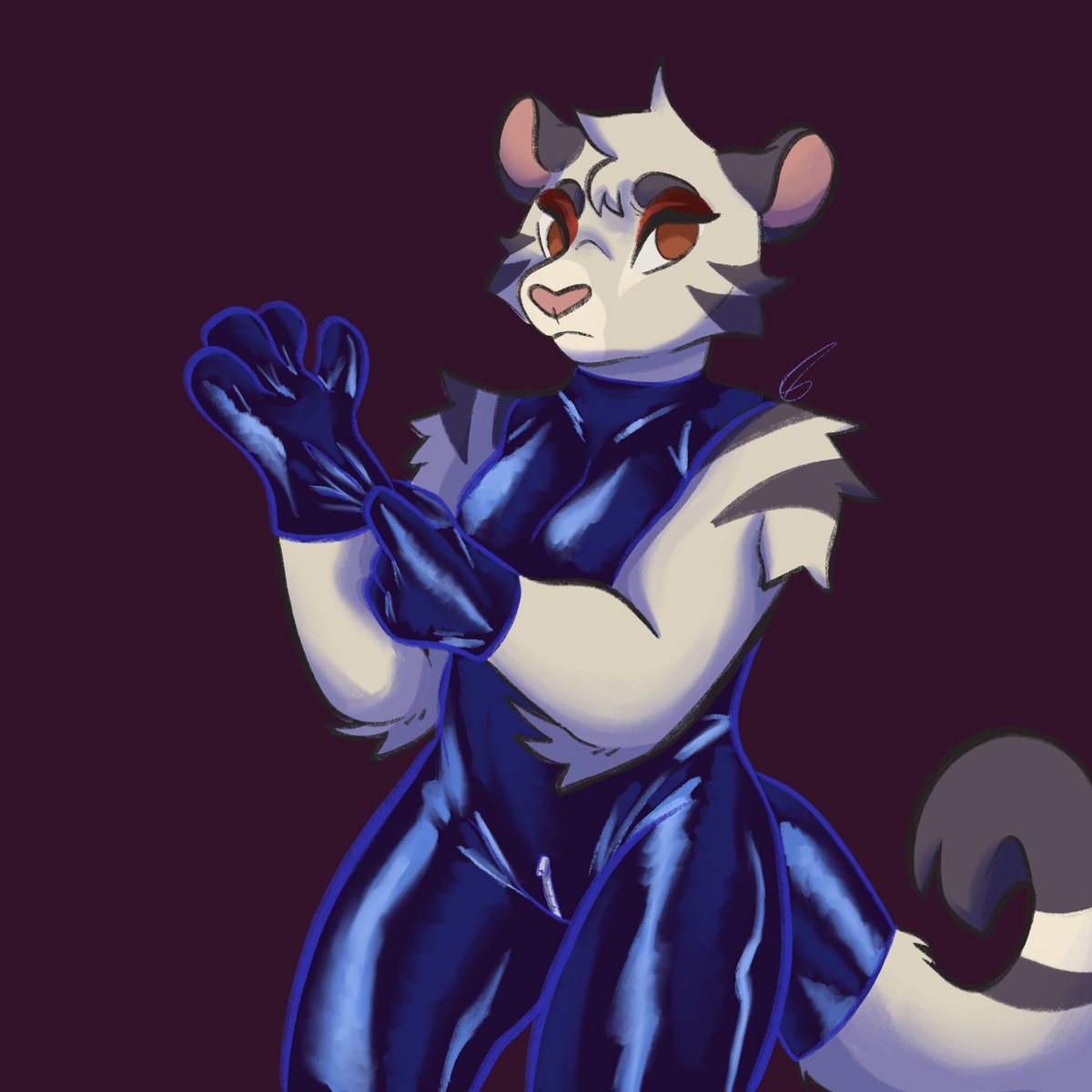 crystal_barkz's tweet photo. Siouxsie in latex 🦇 https://t.co/uDSTDhNLNr