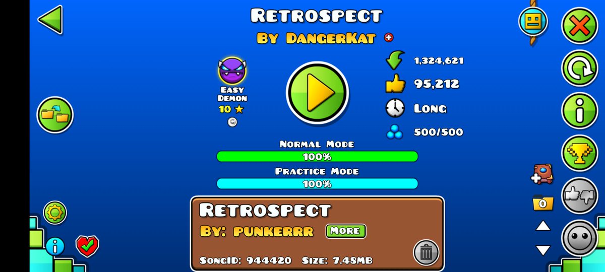 Yuchan_8765's tweet photo. ๐โจ๐ชฉ๏ผฟ"Retrospect"๏ผฟ๐ชฉโจ๐
โผ( by DangerKat )( ID:106219235 )โผ
๐ใ๐๐ฅ'๐ค ๐ค๐ ๐๐ ๐๐๐๐ฃ๐๐ฆ๐ ๐๐๐ง๐๐!!ใ๐
๐Level 100% in My 30th Demon๐
โโโโโโโโโโโโโโโโ
#้ณใฒใผใใผๆ้ซใฎ็ฌ้ใ#้ณใฒใผ
#RobTopใ#GeometryDashใ#GD https://t.co/eX9KjLijVE