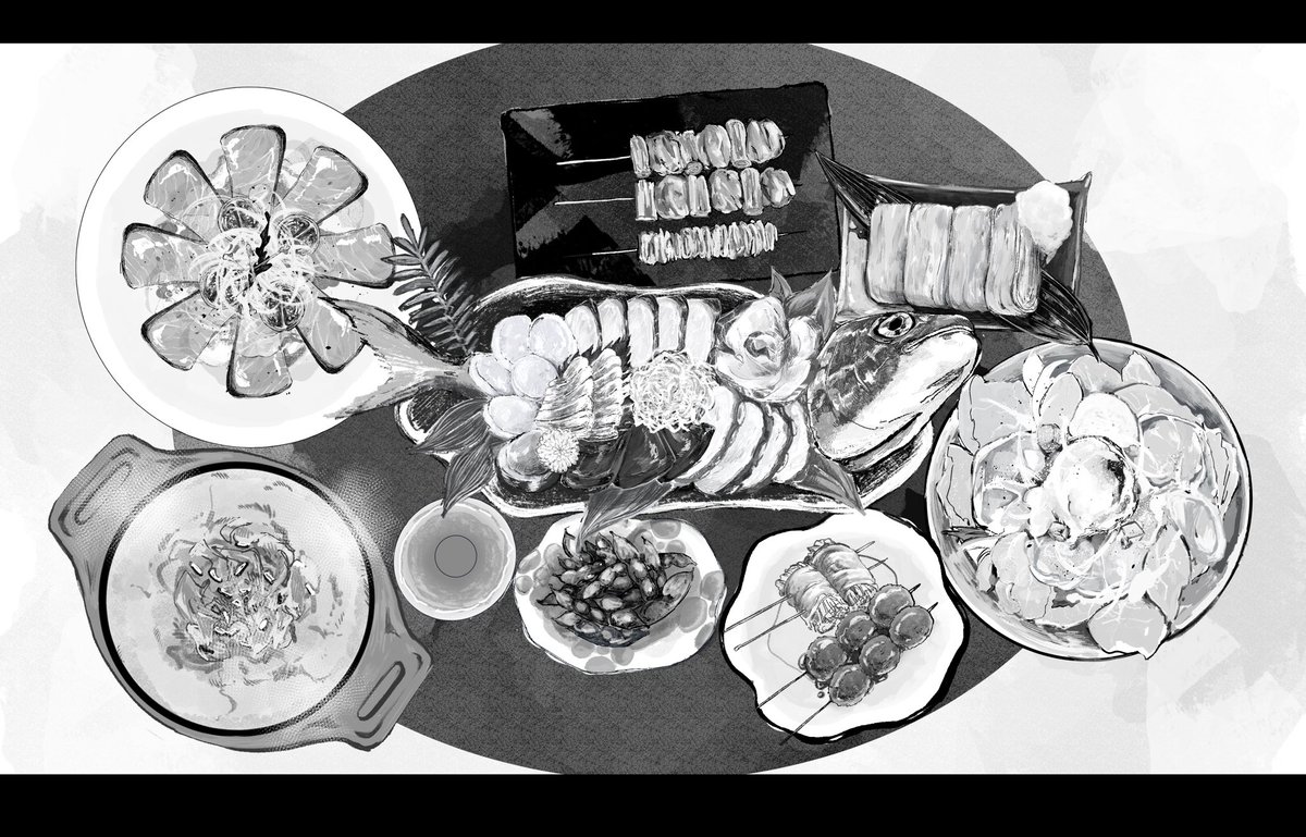 こちら1番サビ前、ご飯達🐟とｼｰｻﾞｰｻﾗﾀﾞを分ける💡担当させて頂きました