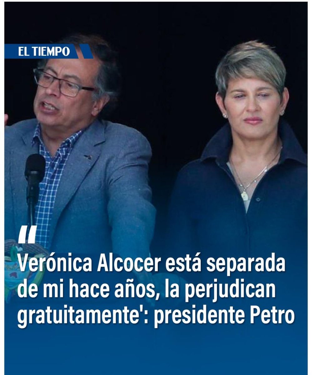 FernanMartinez's tweet photo. ¿Ahora no es su esposa pero para disfrutar, gastar, viajar, viaticar, nombrar, negociar y representar a Colombia en el exterior si era la Primera Dama.

Todo es una farsa .- https://t.co/CNj2FHhec6