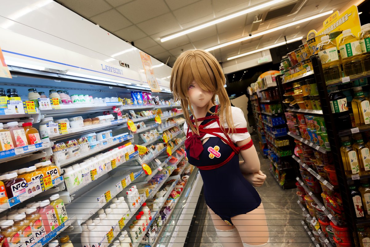MoAccelerator's tweet photo. 宠物禁止入内？就进！
🎭： @AYyy_0123 
🪢📸： @MoAccelerator 
#kigurumi #捆绑 #bondage #露出 https://t.co/EEFKjQvYNP