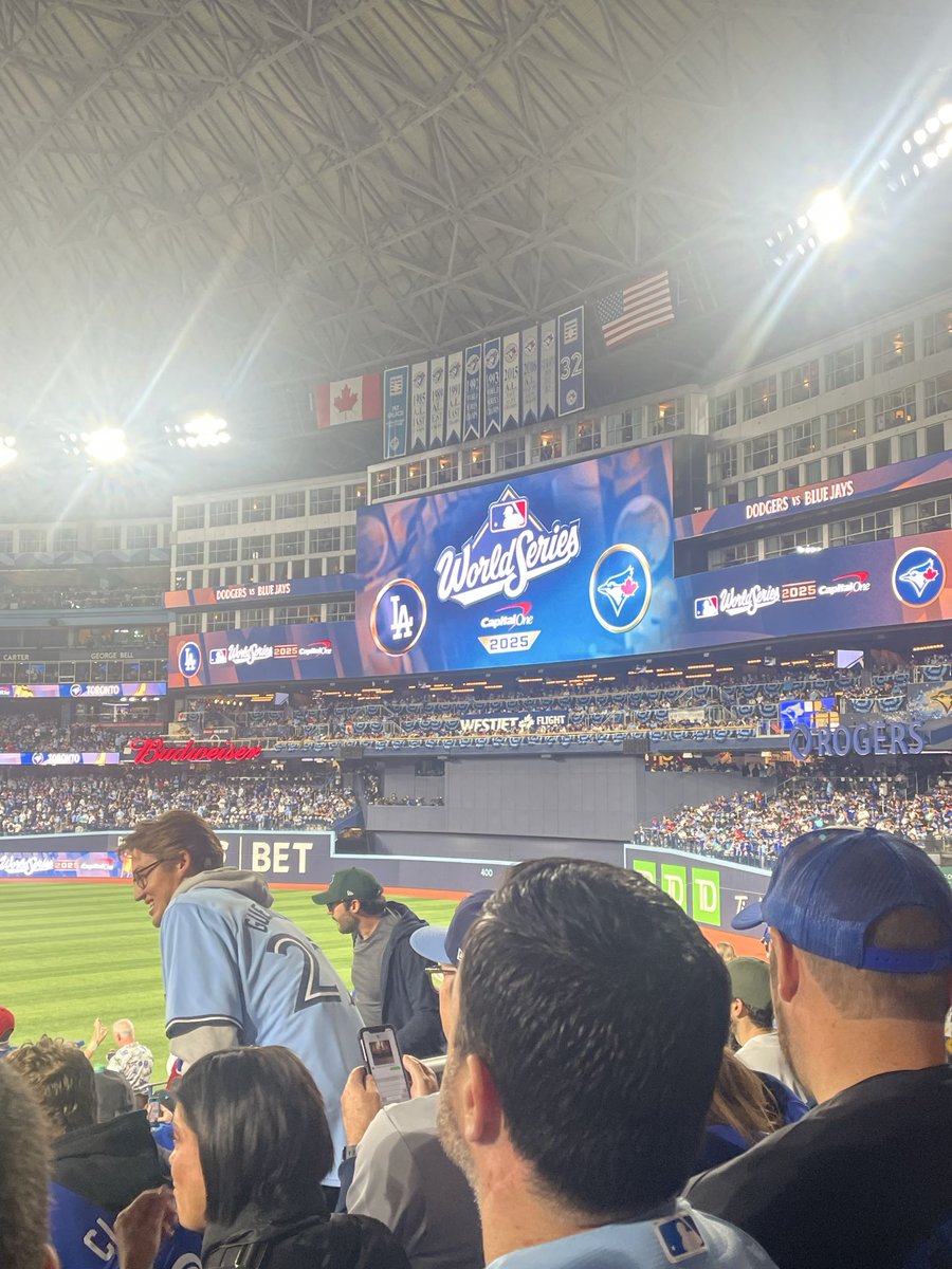 MasakoLeMD's tweet photo. Ok ok, #notpathology but… I admit it’s kinda cool that I’m actually at the freaking World Series! 🤩 From someone who knew ZERO about sports to someone who now says, “Go @BlueJays!!!” this is quite awesome! Hang in there! ⚾️ https://t.co/QGLHc3ER4Y