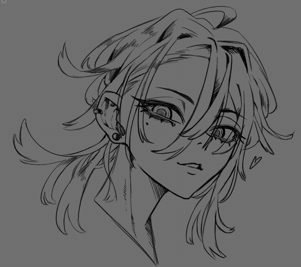 3am doodle of my OC in Gachiakuta style