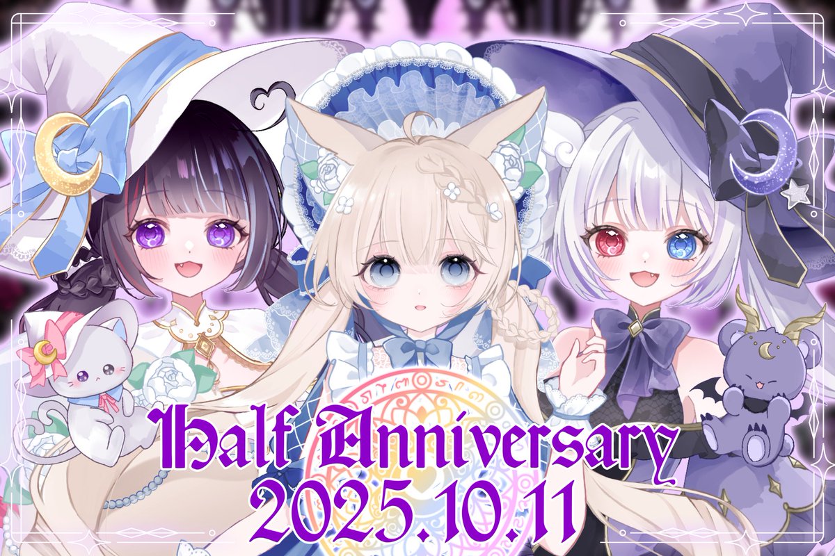 #おはようVライバー 🦊

今日は魔女っ子のお仕立てをしてくれた
紺日部りんぜ 様 #konkave_linse 🦊
との #てぇてぇ 祭り❤

この衣装をお披露目したのは、初のガチイベとなるバナイベ🔥だったね！

りんぜまみー、ほんとに可愛く仕立ててくれてありがとうございます🙏