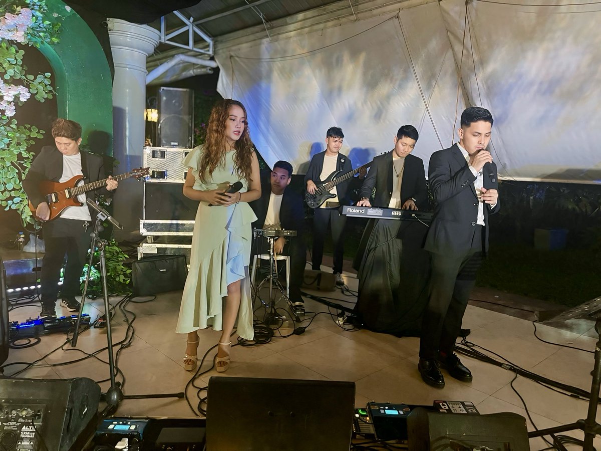 korde_band's tweet photo. Ben + Ella Wedding
10.25.25

📍The View Davao

Coordination || M.A Event Production
Styling || Okasyonato
Host || Gerome Ray Jamison Sanoy
Powered by || Beat fusion Sounds And Lights

#korde #kordegigs #davaoband #weddingband #davaoevents #KordeBand #fullband https://t.co/Y8K9MtXkVC