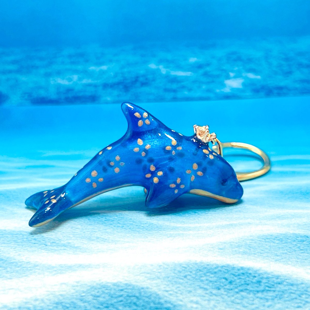 No 832♤海シリーズホヌレジンヘアゴム♤プロフィール必読♤♪(๑ᴖ◡ᴖ๑)♪ Camelia@海の生き物レジン作家🐬 on X