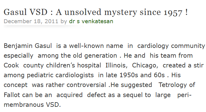 Fenómeno de Gasul
Estenosis Pulmonar infundibular + CIV + hipertrofia del VD.

Cuando una cardiopatía parece otra. 
Fallot-like

DOI 10.1017/S1047951115002401

PD. Excelente blog  drsvenkatesan.com