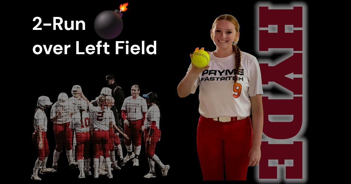 Started out the Great Plains Showcase with 2 W's. Ended the day with a .600 avg and a 2 run 💣