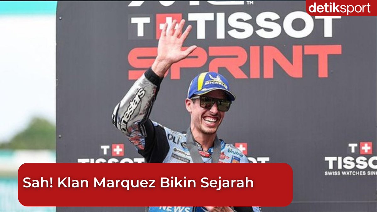 detiksport's tweet image. Pada series MotoGP Malaysia 2025 kali ini, Marquez bersaudara resmi menguasai MotoGP 2025.

Alex Marquez yang kini mengoleksi 388 poin mengunci posisi runner up MotoGp 2025.

Mari kita ulas dalam #THREAD berikut ini!

#detiksport #MotoGP2025
