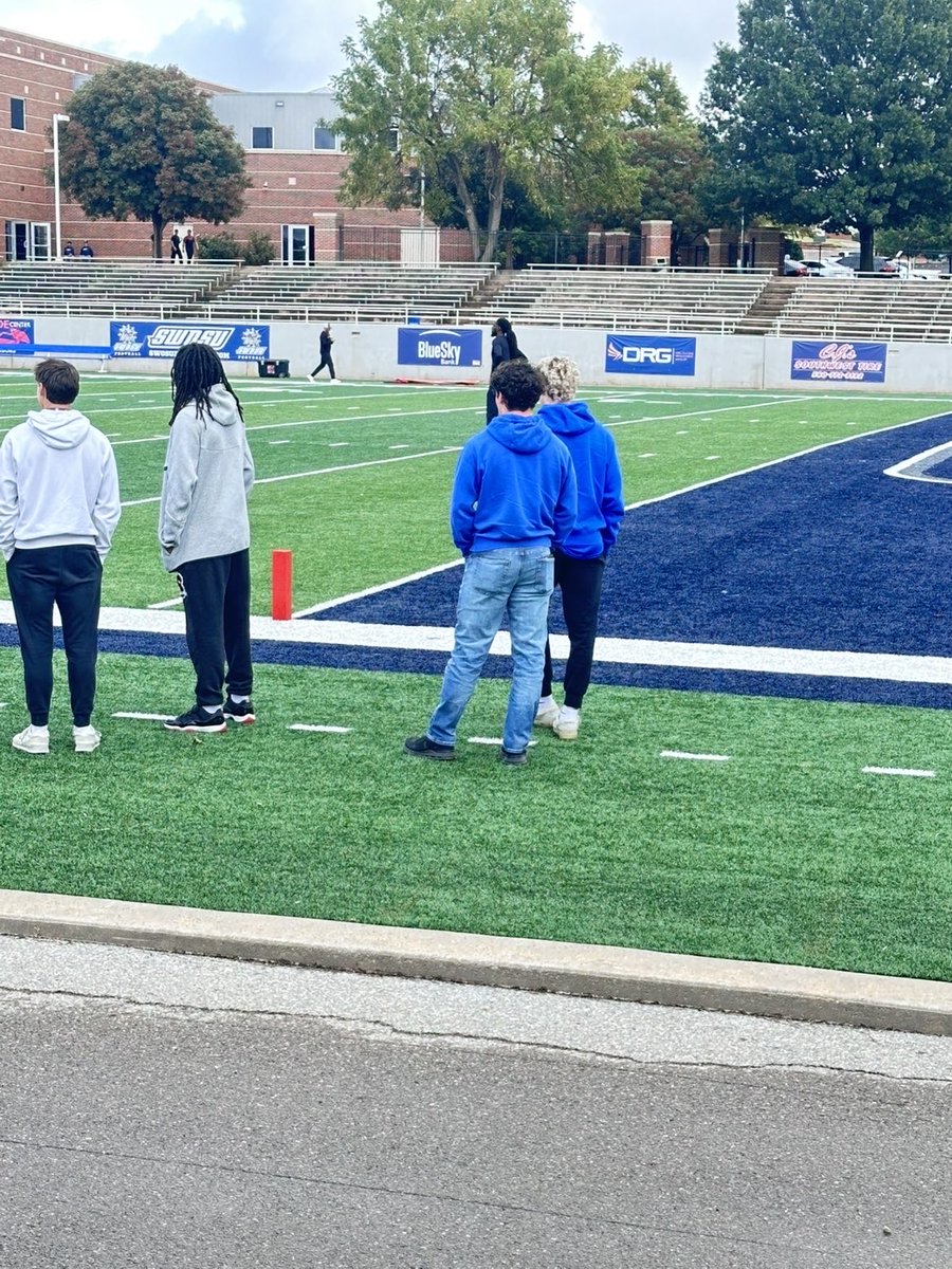 Had a awesome time at <a href="/SWOSUFootball/">SWOSU Football</a> ! Thank you <a href="/coachrice_4/">Andrew Rice</a> and <a href="/_CoachLeyden/">Collin Leyden</a> for inviting me, loved the campus and the coaching staff! 
<a href="/Coach_DavisPHS/">Kenny Davis</a> <a href="/PryorTigerFB/">Pryor Tiger Football</a> <a href="/Pryor_Athletics/">Pryor Athletics</a> <a href="/Karson_h4/">Karson Hughes</a> <a href="/KohlsKicking/">Kohl's Kicking Camps</a> <a href="/PrepRedzoneOK/">Prep Redzone Oklahoma</a>