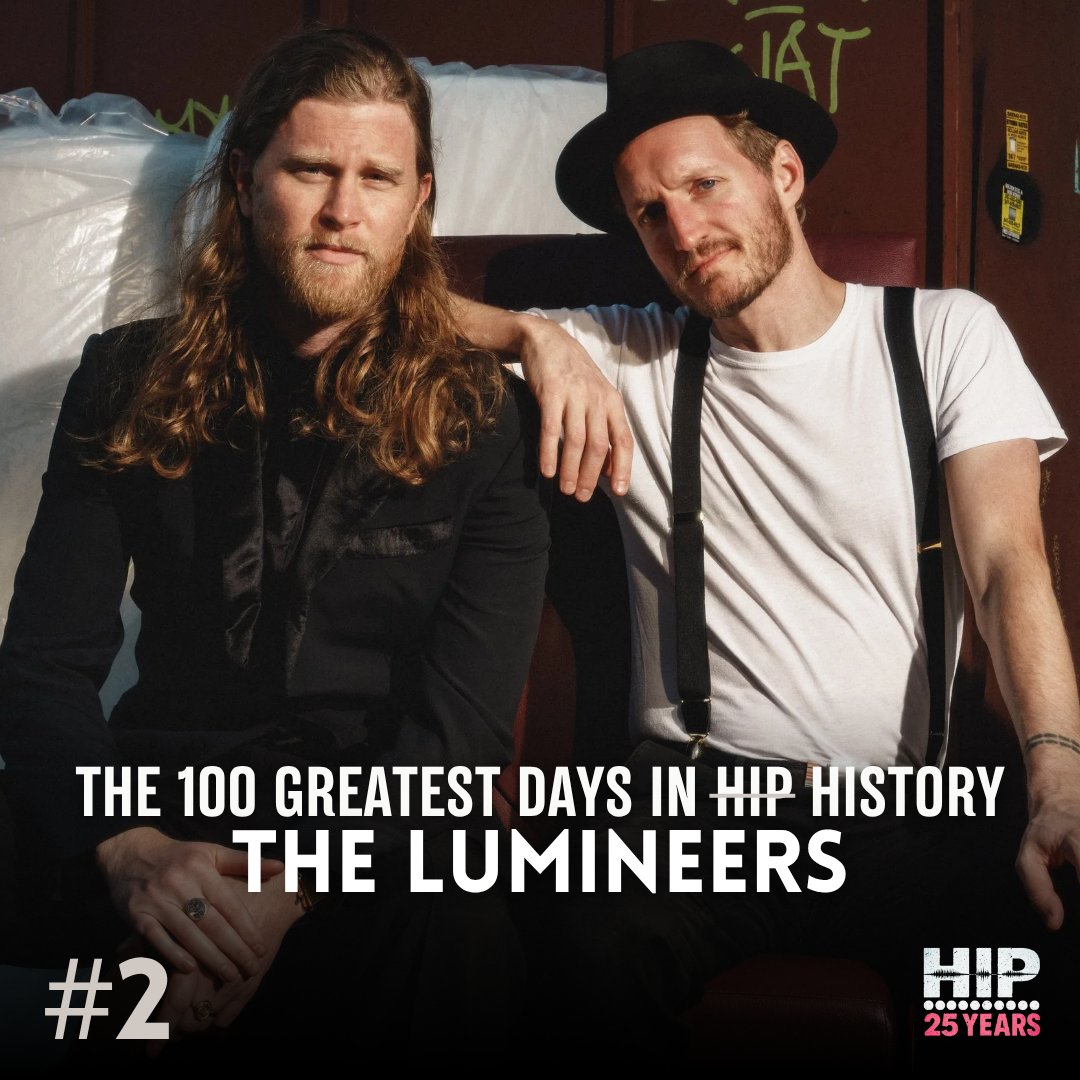 HIPVideoPromo's tweet image. The call came from Dualtone in Nashville about a brand-new artist: The Lumineers… #25YearsofHIPVideoPromo #HIP100 #thelumineers
