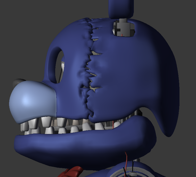 thought I'd show bonnies side view since people usually talk about that too with face wbonnie models