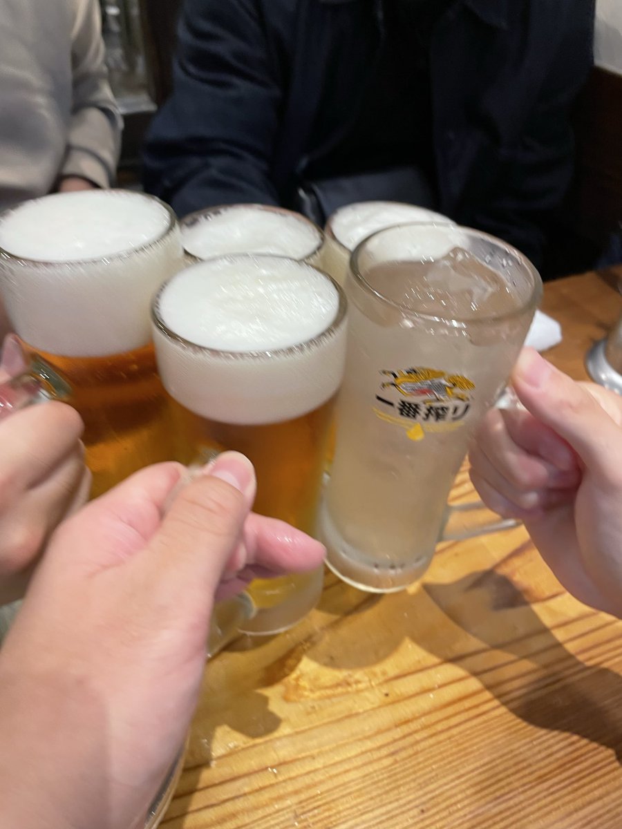 1軒目。さぁ楽しんでいこう！！
#トシゴンを囲う会