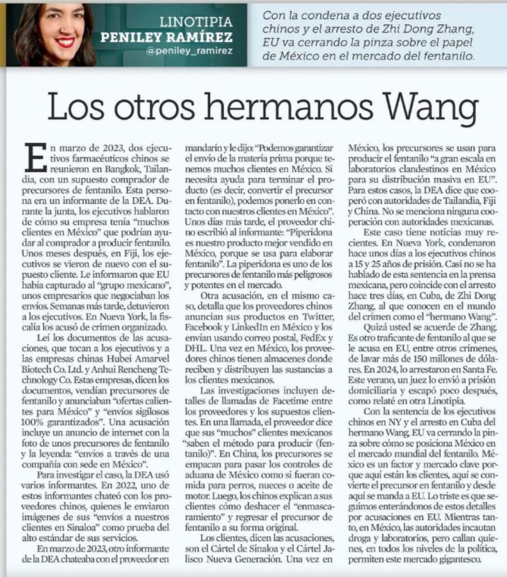 Chino chino cantonés, aquí no hay fentanilo dijo Andrés.
😳⬇️😳
<a href="/peniley_ramirez/">Peniley Ramírez</a> en <a href="/Reforma/">REFORMA</a>
