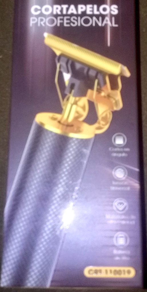 Me regalaron esta máquina para que me pode la barba...