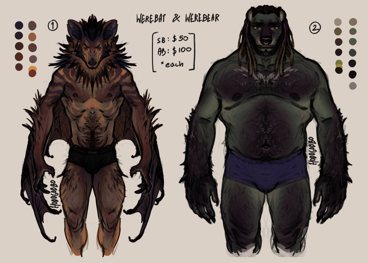 more creatures for weretober :)