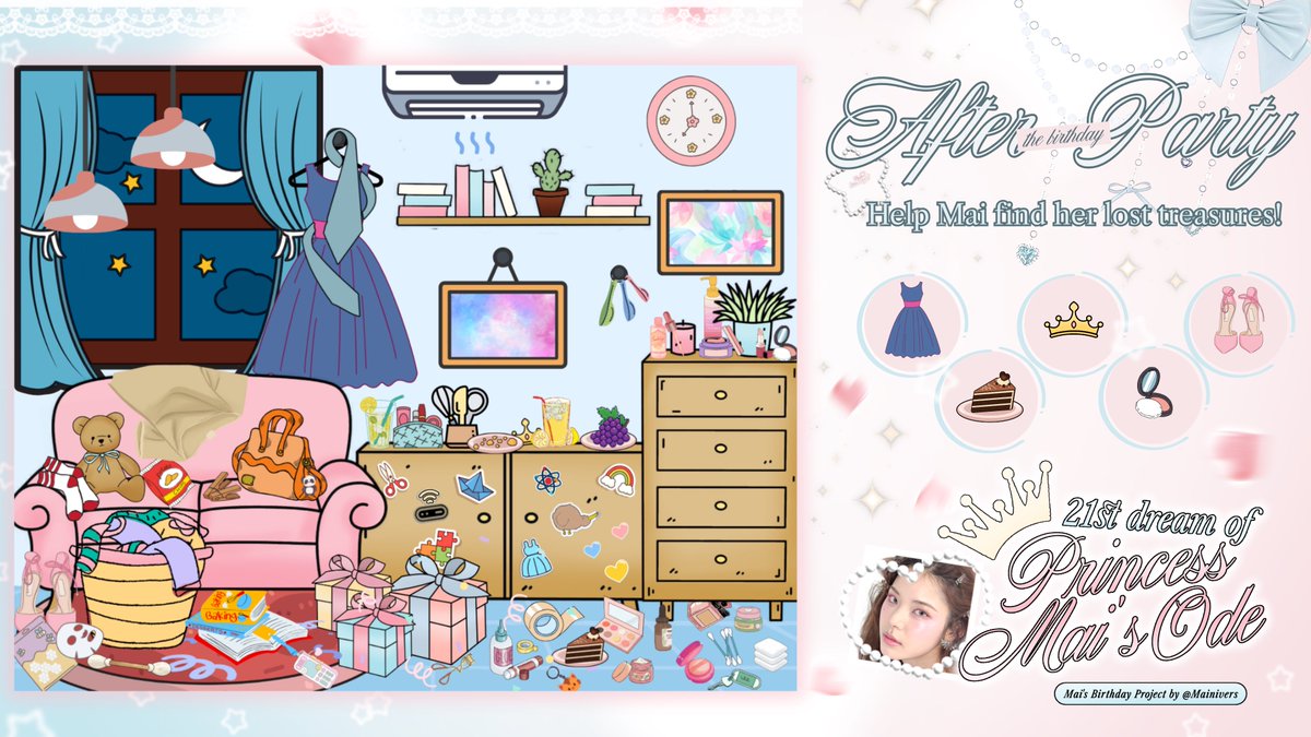 ᅠ
“Oopsie..!” it seems our princess has lost something! 👛 Would you like to help her find it? This is your invitation to join 𝗧𝗵𝗲 𝗣𝗿𝗶𝗻𝗰𝗲𝘀𝘀’𝘀 𝗠𝗶𝘀𝘀𝗶𝗻𝗴 𝗧𝗿𝗲𝗮𝘀𝘂𝗿𝗲𝘀. Trust the wonder and let your heart lead the way to this dreamy quest. 🩷%
ᅠ