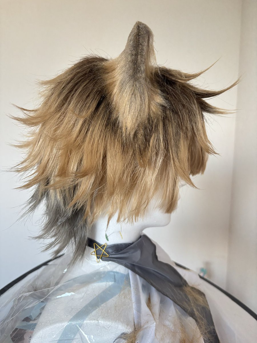 27kono2's tweet photo. 友達用のラギちゃんセットした、ウィッグセット自体2回目だから難しかったなぁ、、 https://t.co/KzP2SWmme6