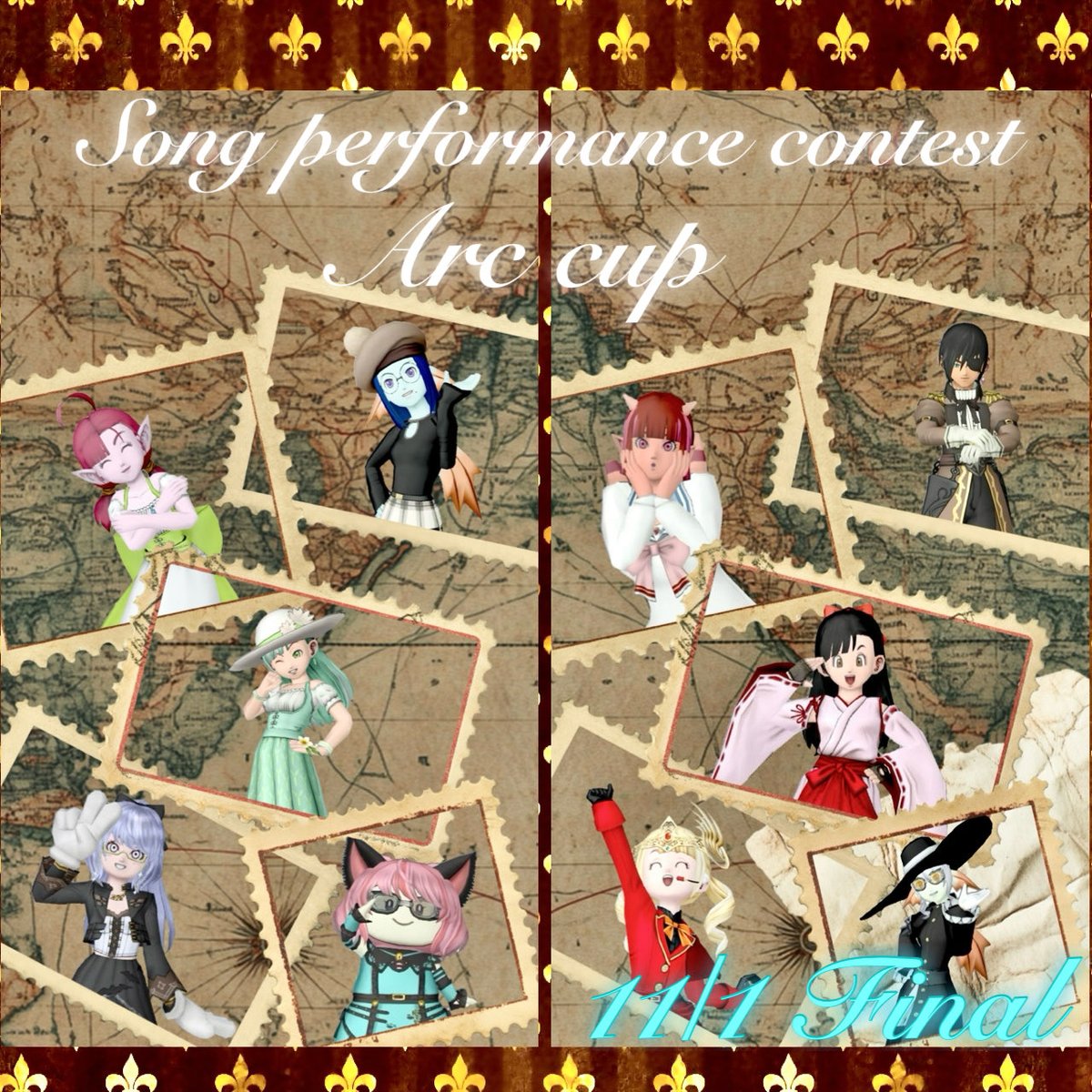 arc_DQX_polaris's tweet image. ついにアーク杯決勝です‼️
【メンバー紹介】
・ビーニャさん
・セツコさん
・ひまりさん
・ほむらうさぎさん
・クリスさん
・アマさん
・りりあさん
・シエルさん
・コムギさん
・ちゃっかさん

最後まで皆様一緒に盛り上がりましょう‼️
皆様のお越しを心よりお待ちしてます

日時:11月1日(土)22:00〜