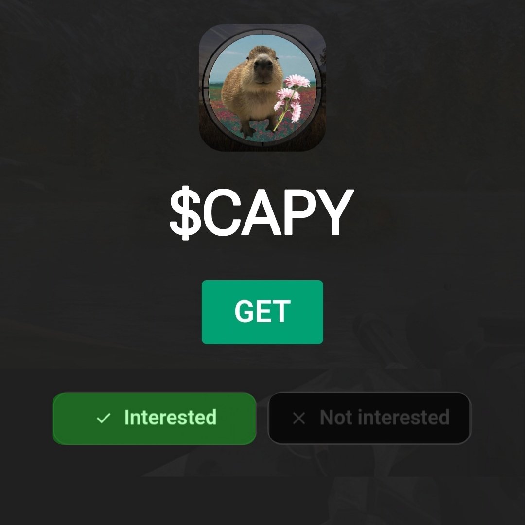 $CAPY
No rush. Real ones know the price is a gift right now.
The button says GET, not REGRET.

$capy
7VENy6wCjBChAMGpjPQCPYJDeYJGFr5NZUxk7uQ7bonk
<a href="/thecapytoken/">capy</a>

#CAPY #Solana #Opportunity
