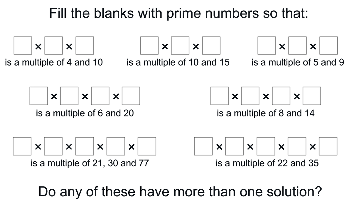 StudyMaths's tweet image. My favourite way to introduce an efficient strategy for finding lowest common multiples.

#1001MathsBots