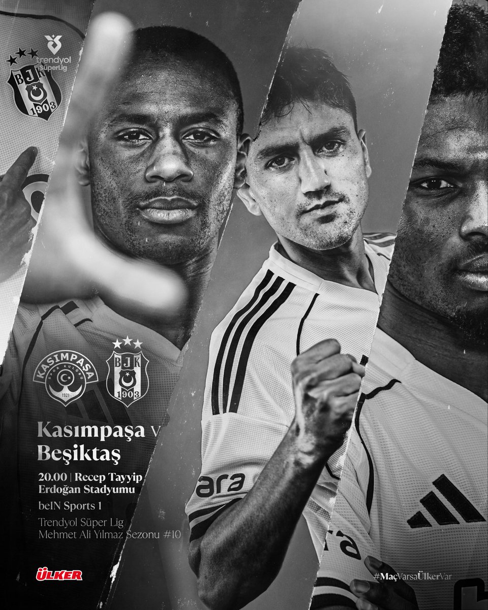 ⚫ MAÇ GÜNÜ ⚪

🆚 Kasımpaşa
🕗 20.00
🏆 Trendyol Süper Lig Mehmet Ali Yılmaz Sezonu 10. Hafta
🏟 Recep Tayyip Erdoğan Stadyumu
📺 beIN SPORTS 1

<a href="/Ulker/">Ülker</a> | #MaçVarsaÜlkerVar