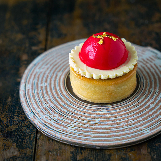 Raspberry &amp; Pecan Tarlet. Tiny tarts, big wow factor! ✨ Crispy shell, nutty heart, raspberry glam on top, dessert doesn’t get cuter (or tastier) than this! 💕 bit.ly/47Nok0b #RecipeOfTheDay