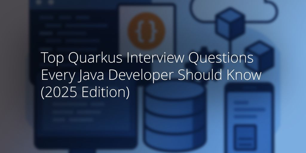QuarkusIO's tweet image. Master Quarkus fundamentals, reactive APIs, native builds, and AI integrations with this comprehensive, real-world interview guide for modern Java developers.
buff.ly/2EGx5OX