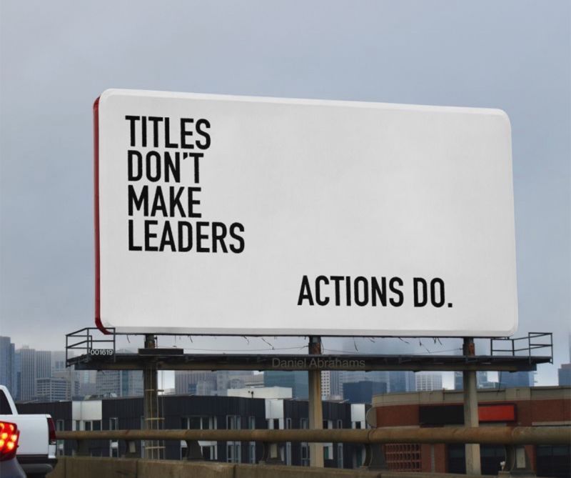 VladoBotsvadze's tweet image. Titles don't make leaders. Actions do. 
#leadership #futurofwork #business