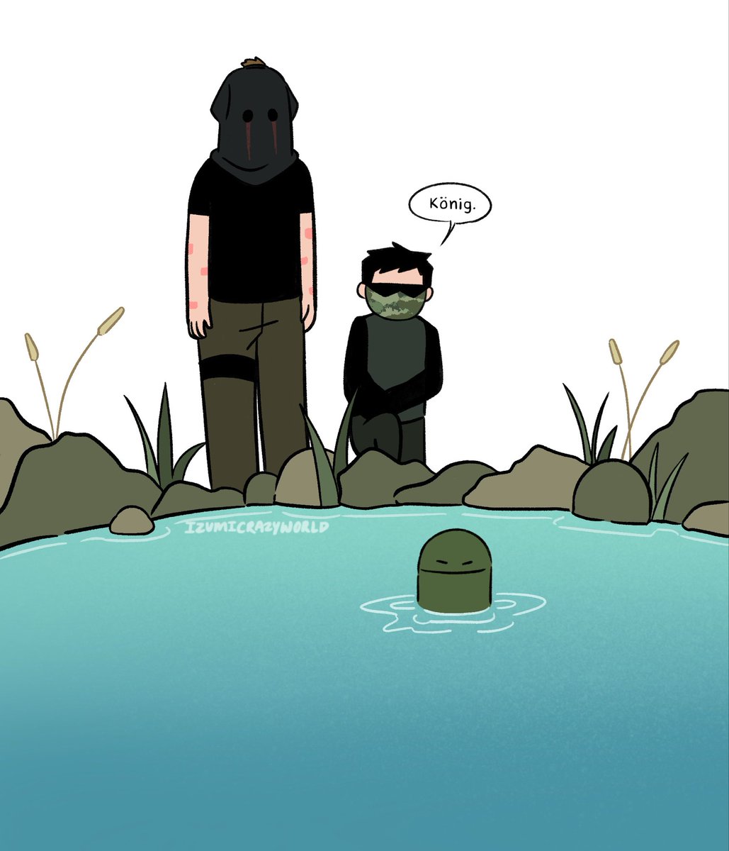 IzumiBarton's tweet image. (1/2) frog? #könig #horangi #krueger