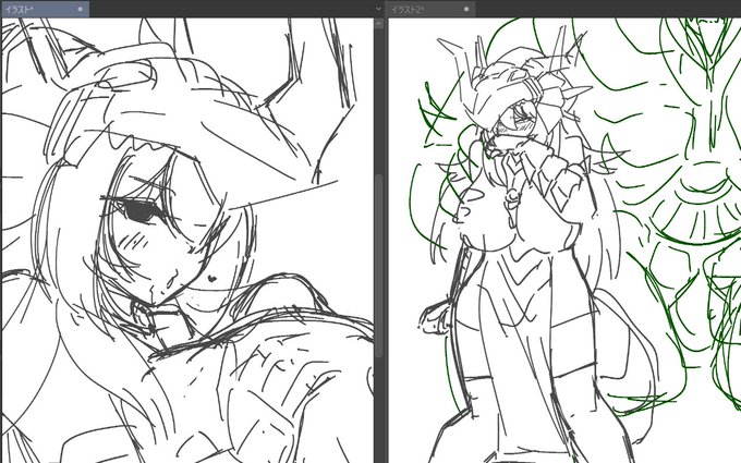 左右の金玉にそれぞれ描かせたら収拾つかなくなっちゃった… 