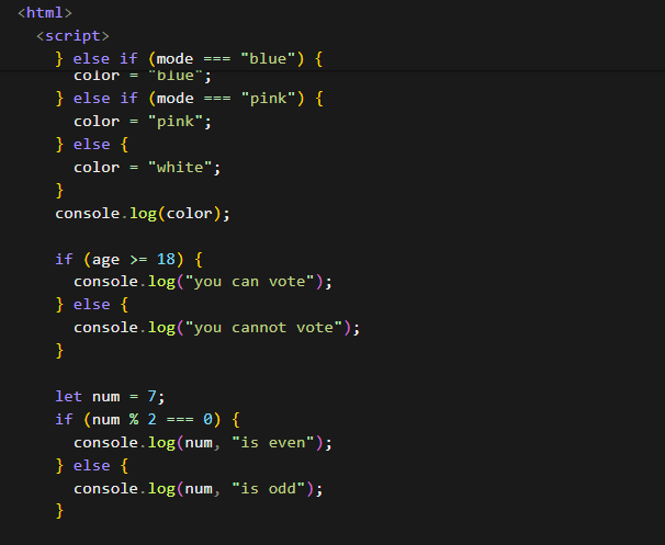 SakshiMane1127's tweet photo. Today’s JavaScript practice!
Covered basics of operators and conditions
#JavaScript #CodeLearning #WebDevelopment #CodingJourney #100DaysOfCode #WomenWhoCode https://t.co/TTqhlkEuI0
