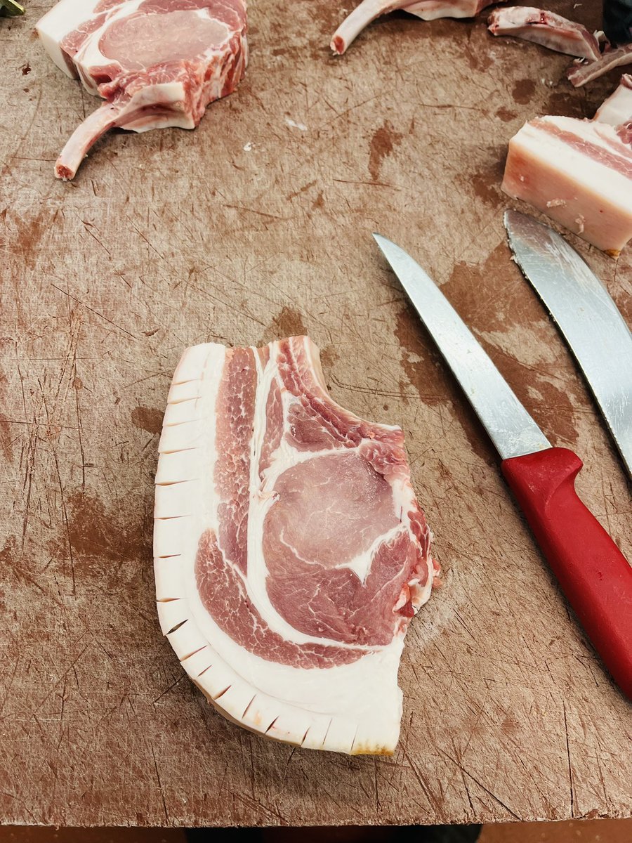 Tonights dinner… #chopchop 🐷