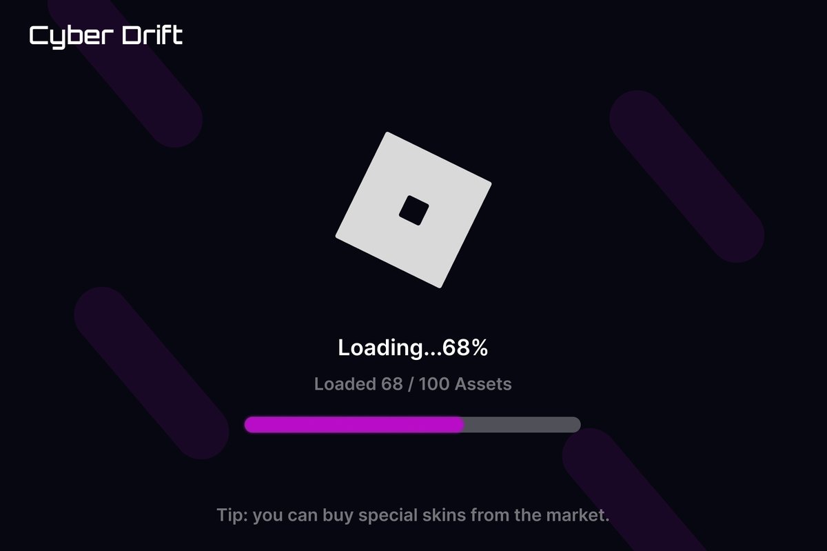 Ksammydesigns's tweet image. Day 76/100 — Loading Screen ⚙
Today’s challenge was to design a loading screen — so I went with a game-style concept.

Clean dark UI, progress bar, and a tip to keep players engaged while waiting to load assets.

Game title: Cyber Drift

#DailyUI #UXDesign #100DaysOfUI