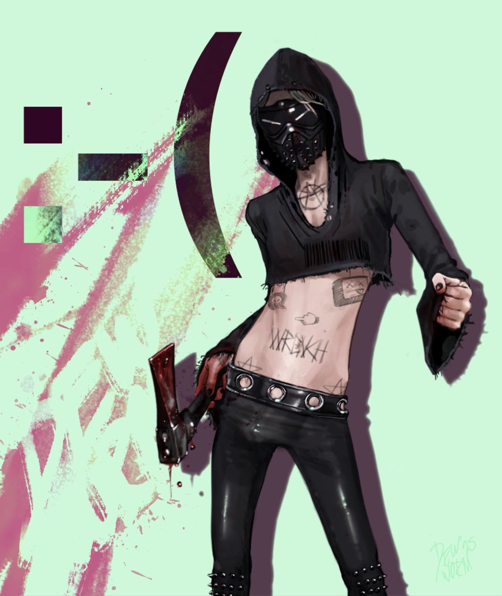 I reworked on old work i didn’t liked #WatchDogs2