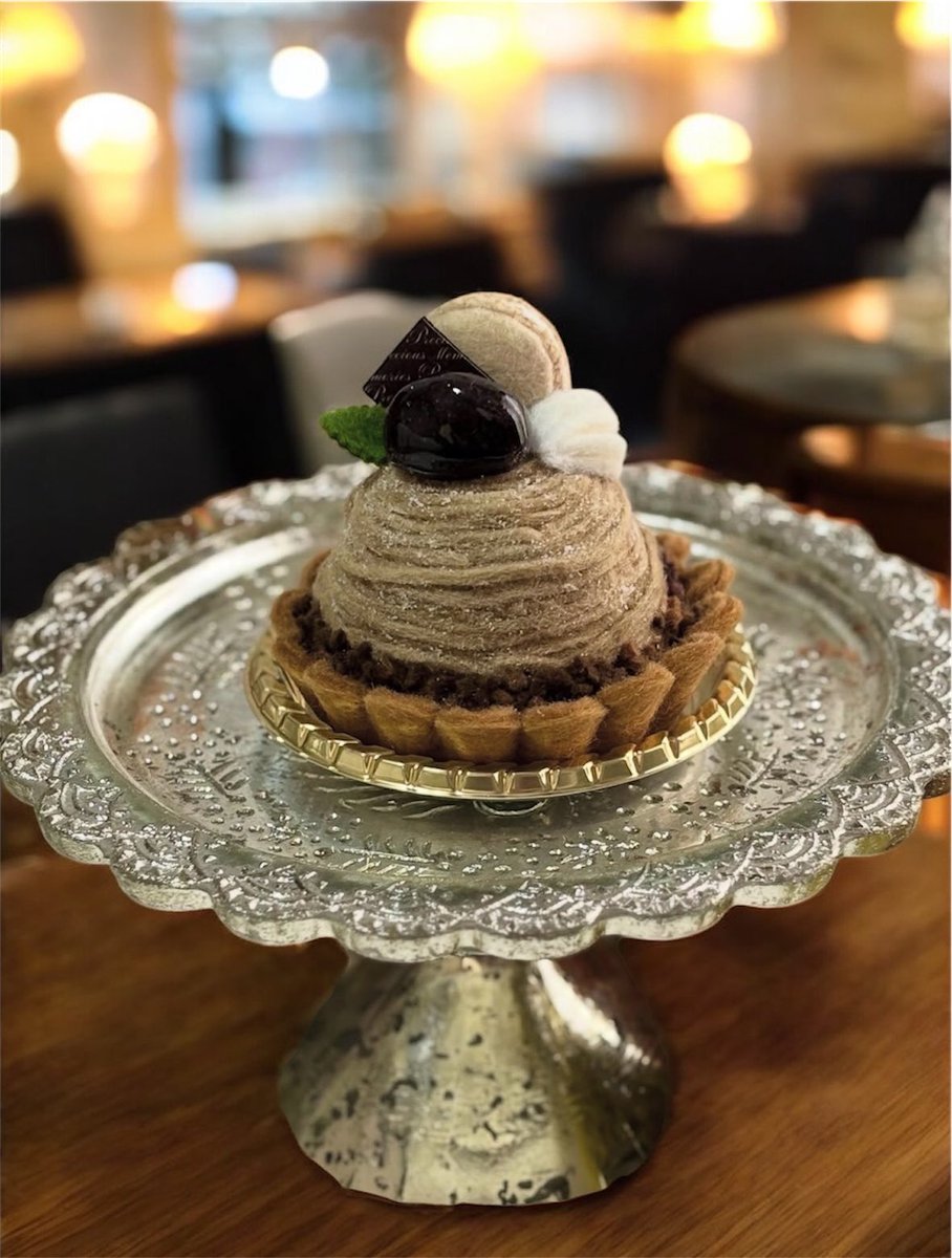 pre_memo_felt's tweet image. #シートフェルト作品展

秋になると作りたくなるモンブラン

今年、秋ってあったっけ？
って感じですけど😅