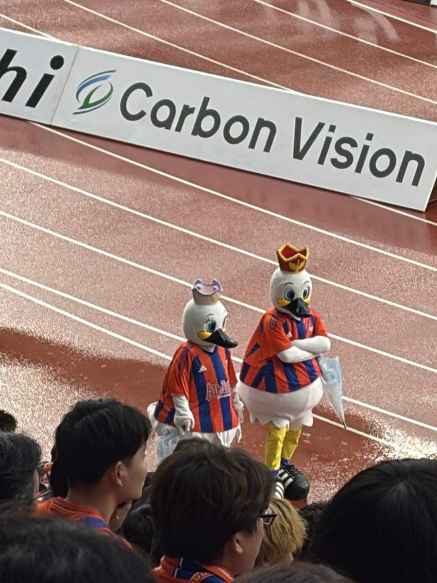 仕方がないんだけど、Nスタンドで選手の後にフロントとスタッフが一緒に来て接触‥騒然とした場に

そんな時アルビくんが腕組みしてた
♯albirex ♯vs神戸戦