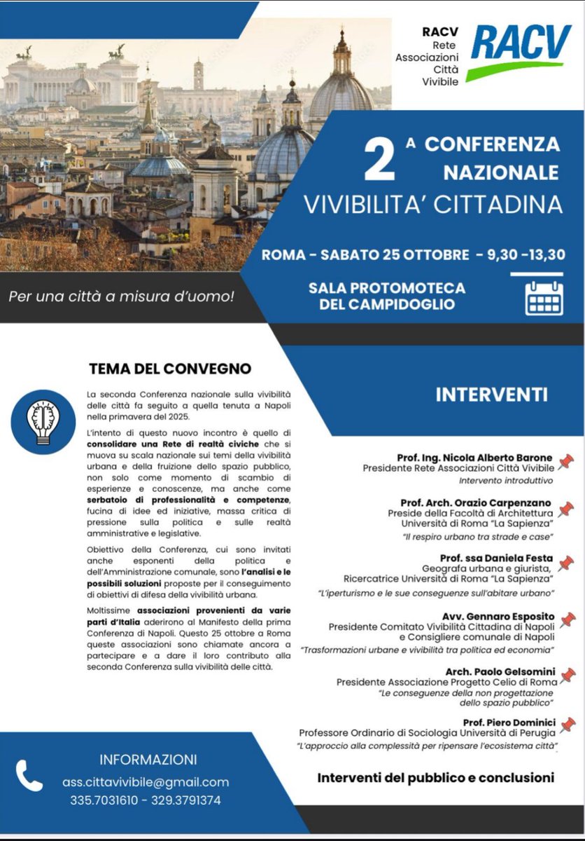 QuinziUgo's tweet image. Gli organizzatori della 2ª Conferenza Nazionale VIVIBILITÀ CITTADINA ieri hanno fatto un dono per le nostre due comunità. La colazione domenicale ha tutto un altro sapore!
Grazie! 🤗
cc @diarioromano @AntonioBuonan15