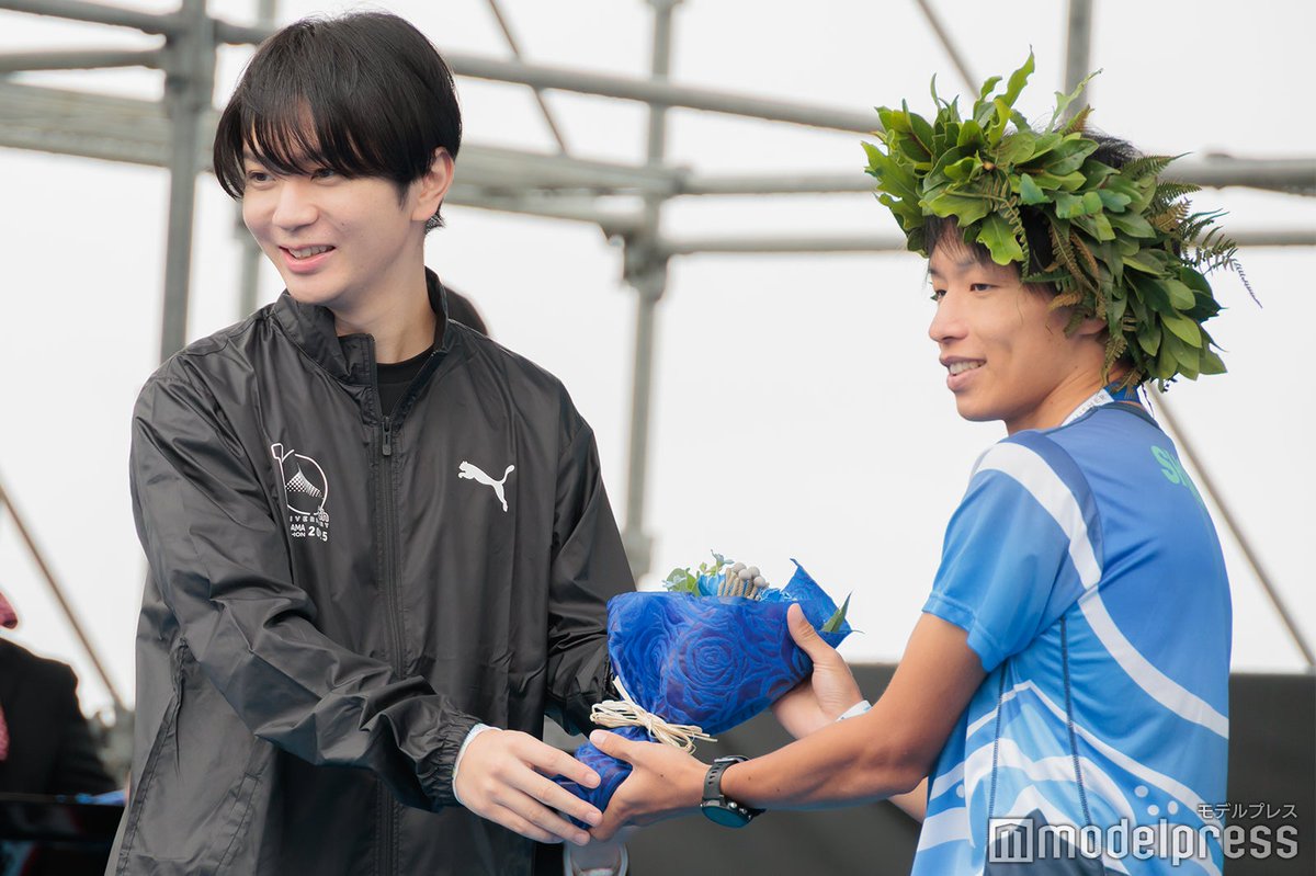 modelpress's tweet photo. 高橋優斗、横浜マラソン登場✨️

「横浜バニラ」がラッキー給食選出で喜び
「自分たちの励みになります💭」

🔻写真・記事詳細はこちら
https://t.co/SIBkDHhocc

#髙橋優斗 @motomachimayuge @motomachimayuge https://t.co/bplP9c0M5E