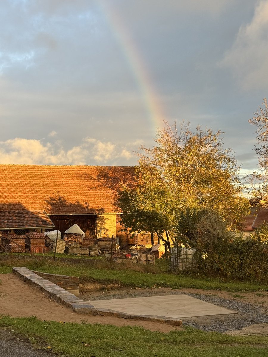 Dneska ráno duha nad budoucí kapličkou sv. Jakuba. Krásnou neděli všem!

donace.cz/kaplevzubcicic…