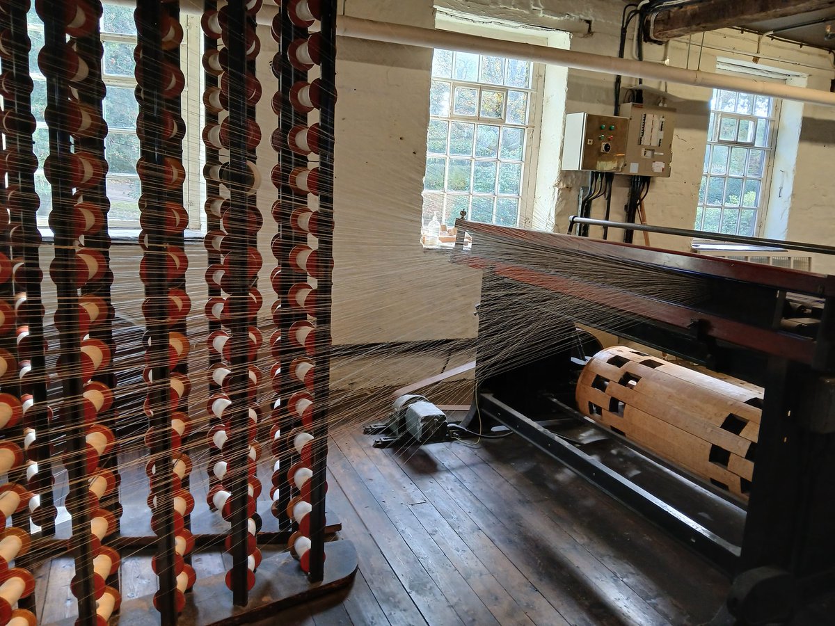 On the way home from holiday, we went to Quarry Bank Mill. Absolutely brilliant place to visit.  Made even better when some of the machines were fired up. We last went there in 1985!!! Now we are back home again 
 X