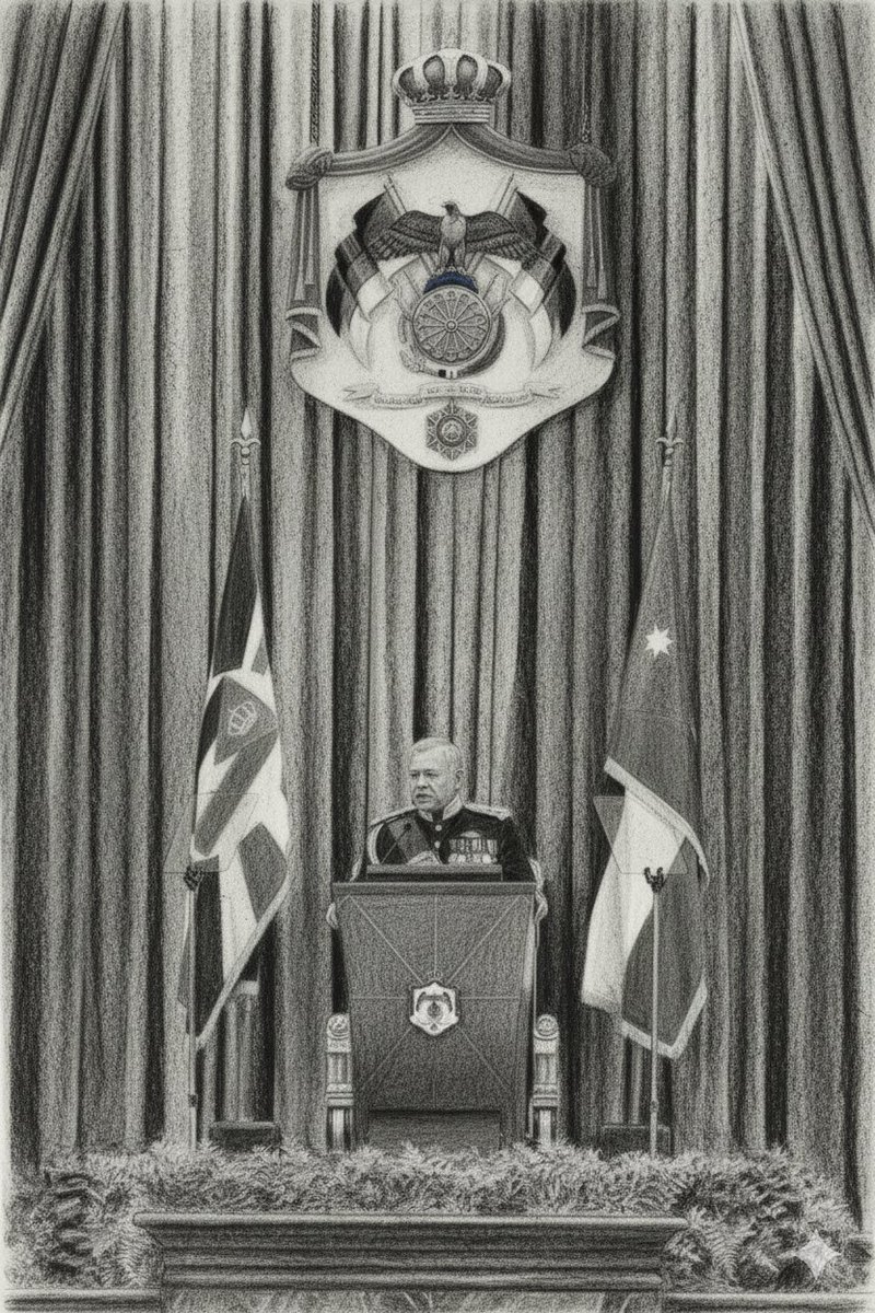 بقلوب ملؤها الفخر والولاء، نستمع اليوم إلى الخطاب السامي لجلالة الملك في افتتاح أعمال مجلس الأمة. كلمات تحمل رؤية مستقبلية واضحة، وتؤكد على مواصلة مسيرة البناء والتنمية. حفظ الله جلالته لشعبنا الوفي وأمتنا العربية والإسلامية.

#خطاب_العرش 
#عرشك_بعيونا