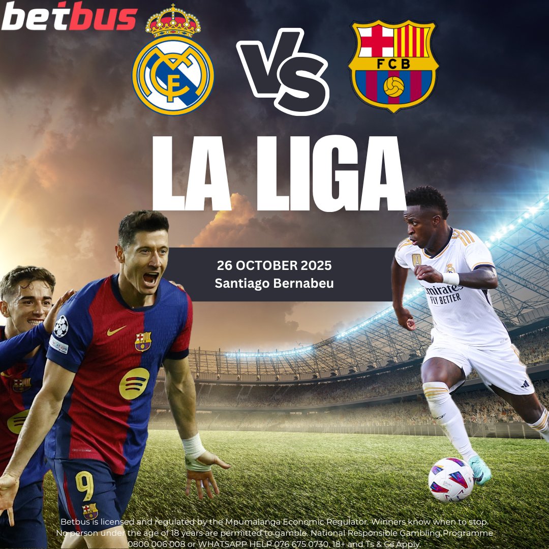 Betbus_za's tweet image. All eyes on Spain — who takes the crown this time? ✨
⚽ Bet on all the football action this weekend with BETBUS!
betbus.co.za/soccer/tournam…
#realmadri̇d #barcelonafc #laliga #elclasico