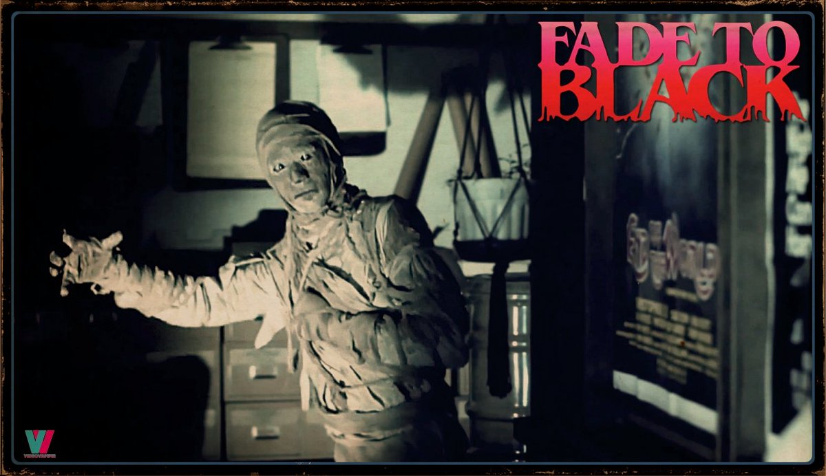 TCinCT_2012's tweet image. Halloween season is the perfect time to watch FADE TO BLACK starring @DennisChristo4 .It is available on 4k HD from @ShoutFactory and streaming on PLUTO TV. Eric Binford was the OG Cosplay movie buff, in costume as his heroes and talking film trivia, 45 years ahead of his time!